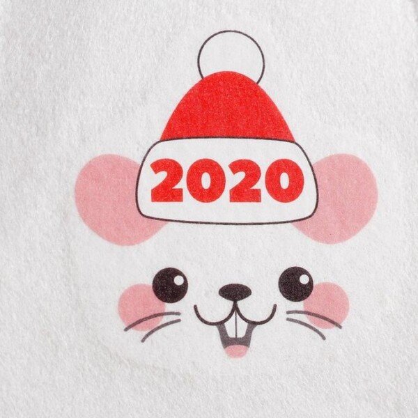 Трафарети миші (щура) для вирізання на новий рік 2020