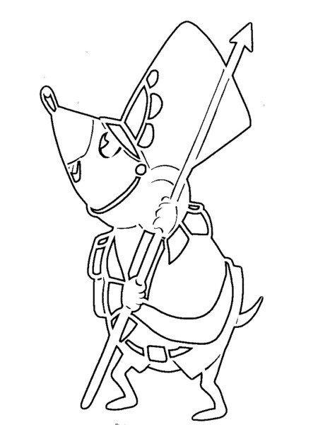 Трафарети миші (щура) для вирізання на новий рік 2020