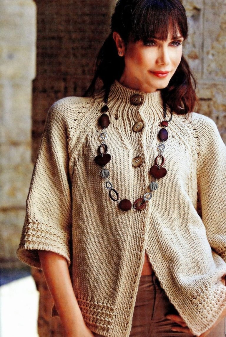 Вязання жіночої кофти спицями (50 фото) Вязання жіночої кофти спицями (50 фото)