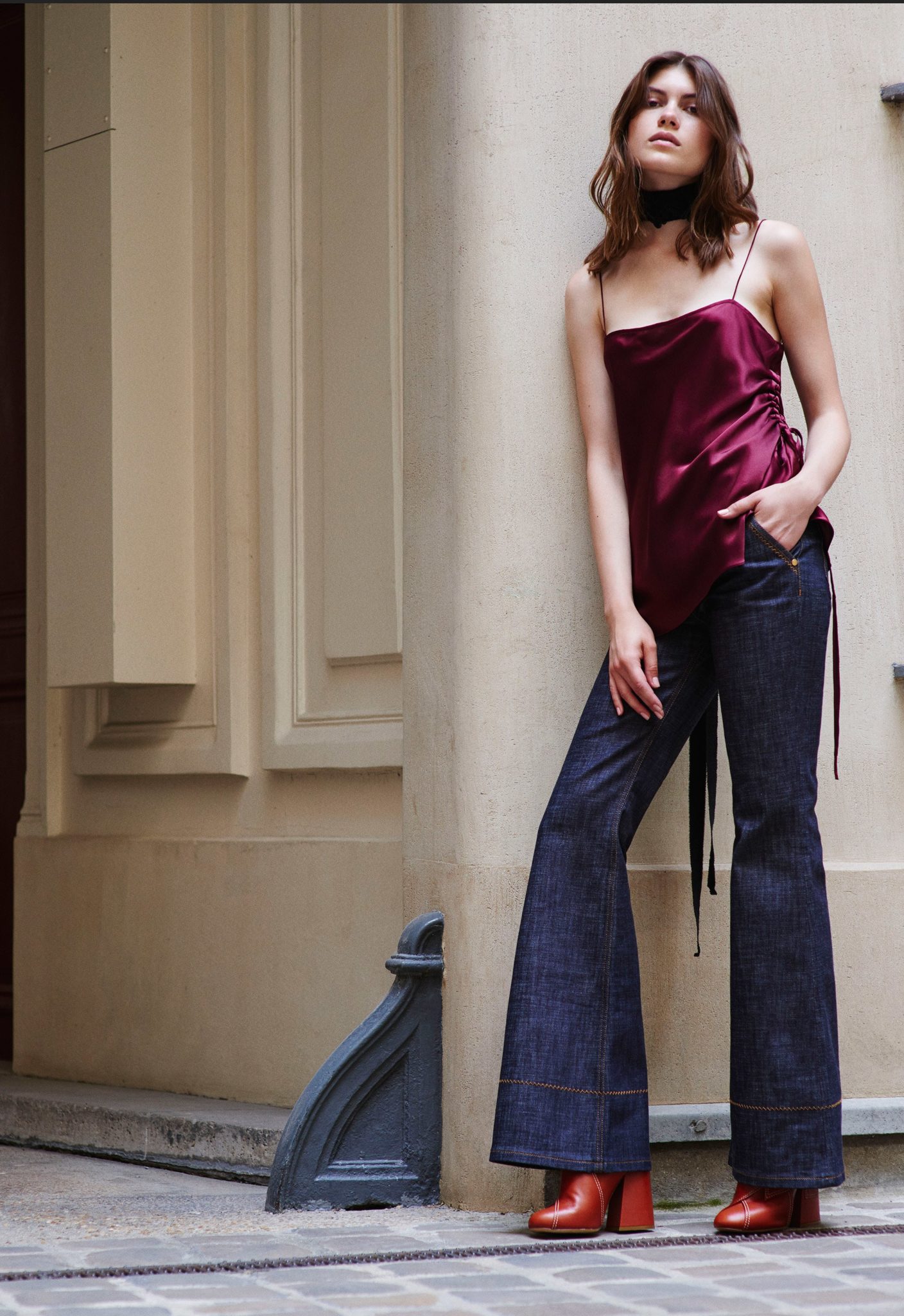 З чим носити джинси кльош (48 фото)