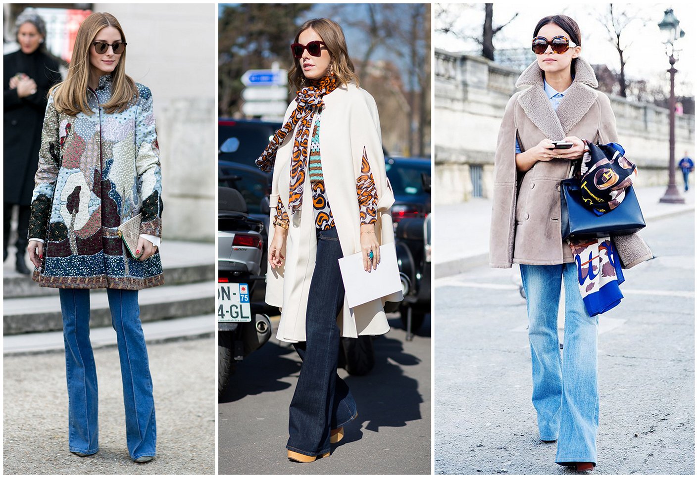 З чим носити джинси кльош (48 фото)