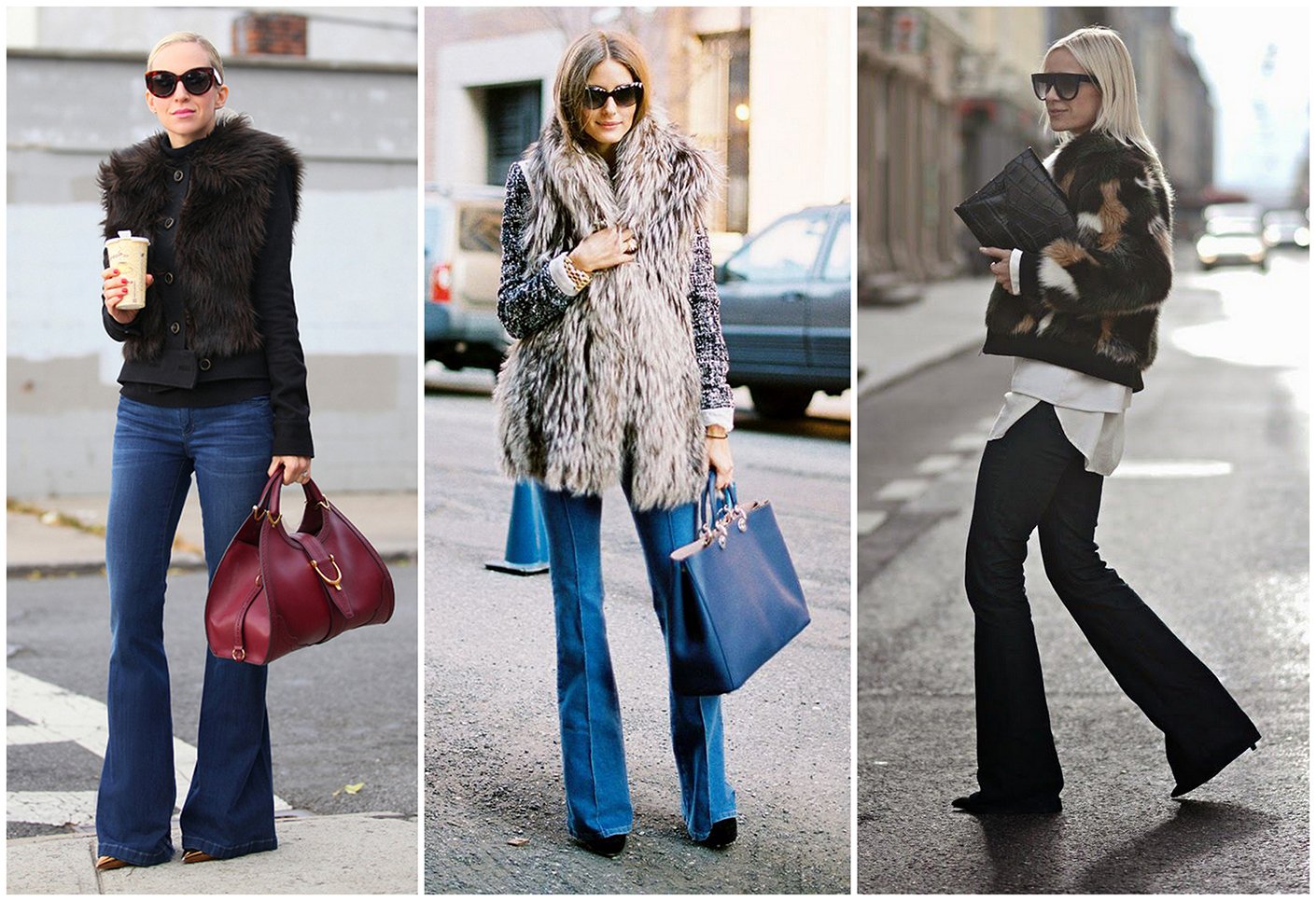 З чим носити джинси кльош (48 фото)