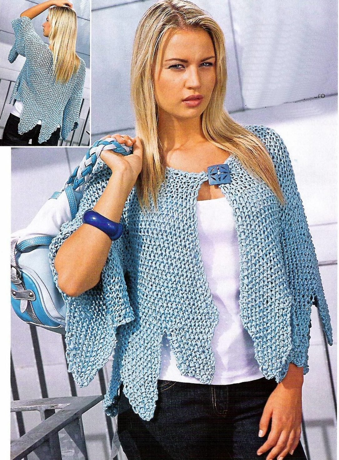 Вязання жіночої кофти спицями (50 фото)