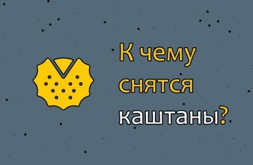 Як інтерпретувати сон про каштани — 10 значень Як інтерпретувати сон про каштани — 10 значень
